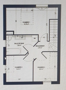 Maison jumelée 91 m² + jardin + terasse+ garage  à vendre 4 pièces HOLTZHEIM (67)