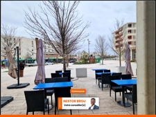 Fonds de commerce avec terrasse à Juvignac (34) – Emplacement stratégique Tramway – Local +100 m²