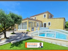 Maison contemporaine de 6 pièces avec piscine couverte – BALARUC LES BAINS (34)