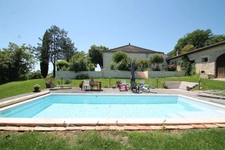 Maison en pierre 163 m² avec dépendances – Piscine- Vue dégagée – terrain 18 000m²- VIRAZEIL (47), à 5 min de Marmande