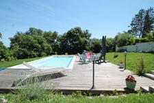 Maison en pierre 163 m² avec dépendances – Piscine- Vue dégagée – terrain 18 000m²- VIRAZEIL (47), à 5 min de Marmande