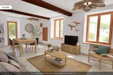MAISON COEUR DE VILLAGE - 260 m² - 5 CHAMBRES - TERRAIN 1128 m²