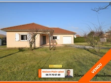 MAISON PLAIN-PIED - 92m², 3 CHAMBRES - TERRAIN 1330M²