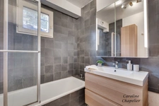 Grand T2 de 52m², terrasse, jardin, parking privatif