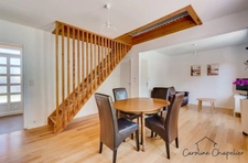 Sur les hauteurs de Plaisance, proche du golf de Téoula, maison 3 chambres, mezzanine / bureau, SDB, 2 WC