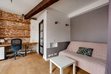 T1 de 26,45m² meublé, quartier des Carmes à Toulouse 