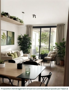EXCLUSIVITÉ – 3 PIÈCES REFAIT À NEUF – DOUBLE BALCON – RAVALEMENT PAYÉ – RER À PIED