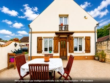 MAISON FAMILIALE 4 PIECES 96 m² – PROCHE GARE BURY / MOUY (60)– JARDIN – TERRASSE- CALME PARCELLE DE 353 M²