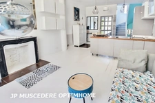 PRESLES (95) Maison de ville mitoyenne à vendre 3 pièces de 70 m² au sol plus dependance  