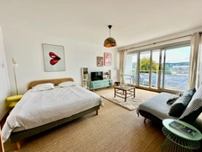 LARMOR-PLAGE ,  EXCLUSIVITÉ , APPARTEMENT VUE MER AVEC BALCON 