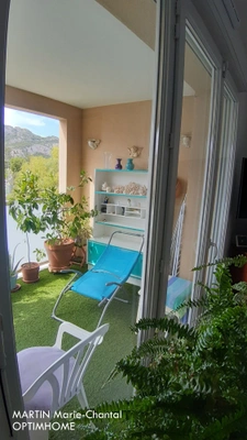 APPARTEMENT A VENDRE MARSEILLE 9° SORMIOU VALLON DE L'ERMITE TYPE  3 de 66 m² - TERRASSE  12 m² - GARAGE 14 M²