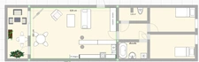 APPARTEMENT A VENDRE MARSEILLE 9° TYPE  3 de 66 m² - TERRASSE  12 m² - GARAGE 14 M²