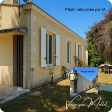 ARTIGUES PRES BORDEAUX - MAISON ART DECO ET AVEC 280m2 DE DÉPENDANCES 