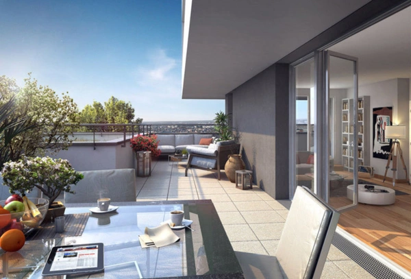 appartement à vendre 2 pièces avec terrasses et 2 parkings à PONTOISE (95)