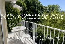 Appartement à vendre 2 pièces avec balcon -place de parking -ascenseur et cave