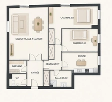 SAINT-GERMAIN-EN-LAYE – UN APPARTEMENT AU CALME, À DEUX PAS DE LA PLACE DU MARCHE