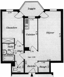 Appartement à louer 3 pièces SAINT GERMAIN EN LAYE 