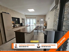 Maison à vendre 90 m2 - 5 pièces- 3 chambres-  ROMAGNAT (63540)