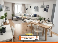Maison de ville - 125 m2 - 3 chambres - 2 salles d'eau - Garage - BEAUMONT ( 63110)
