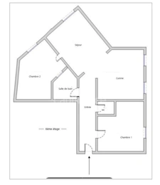 Appartement à vendre 3 pièces PARIS 20EME ARRONDISSEMENT (75) - Appartement T3 de 49 m2 - Père-Lachaise