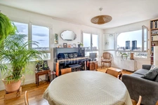 Appartement à vendre 4 pièces PARIS 20EME ARRONDISSEMENT (75) - T4 en étage élevé avec vue panoramique 