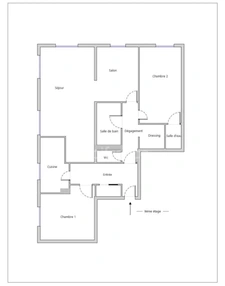 Appartement à vendre 4 pièces PARIS 20EME ARRONDISSEMENT (75) - à rénover 