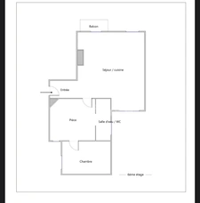 Appartement à louer 3 pièces PARIS 20EME ARRONDISSEMENT (75) en excellent état avec balcon au 6eme étage