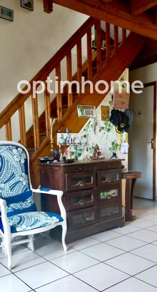 Appartement duplex avec jardinet à Thomery, à 5 km de Fontainebleau.