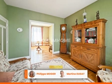 Maison de charme 93 m2, 4 pièces, 3 chambres, garages, terrain clos