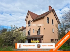 Maison de charme 93 m2, 4 pièces, 3 chambres, garages, terrain clos