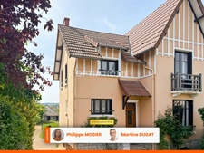 Maison de charme 93 m2, 4 pièces, 3 chambres, garages, terrain clos