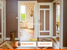 Maison de charme 93 m2, 4 pièces, 3 chambres, garages, terrain clos