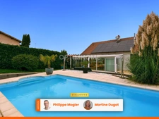 Maison 155 m2, 5 pièces, 3 chambres, terrain, piscine à SAINT YORRE (03)