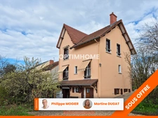 Maison de charme 93 m2, 4 pièces, 3 chambres, garages, terrain clos