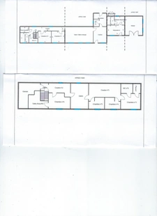 LONGERE DE 170 M² HABITABLES A RENOVER sur un beau terrain de 2000 m² divisible et constructible