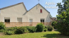Maison de plein pied 4 pièces sur un terrain d'environ 1400 m2 