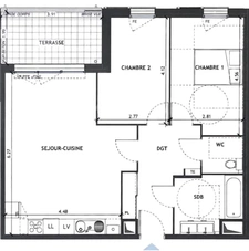 Appartement MALACRIDA T3 dans résidence de Standing