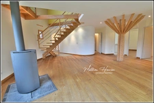 Maison d’architecte polygonale bioclimatique, unique sur le secteur
