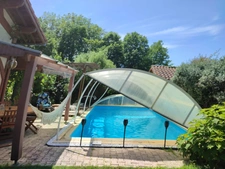 maison landaise à vendre à  BIAS ( 40 ) - 208m2 avec piscine , 6 chambres proche océan