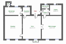 A LOUER F3 98m² env - VERSAILLES Notre-Dame (78)