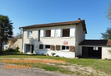 CHARENTE, VAL DE BONNIEURE, Maison sur sous-sol, 3 chambres, garage, terrain arboré 1457 m²
