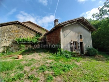ROUSSINES 16310, maison avec garage, chai et grange, terrain 1985 m²