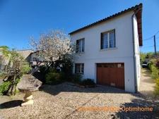 OFFRE ACCEPTEE /Charente, Ruelle sur Touvre, maison 3 chambres sur sous-sol, jardin et garage 36m²