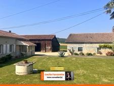 Ancien corps de ferme à vendre à Lougratte – 2 logements – dépendances – 1 hectare
