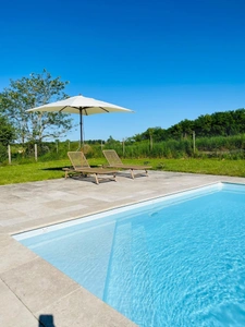 Maison bois design avec piscine, aucun travaux, à 5 min de Monflanquin (47150) – coup de cœur assuré.