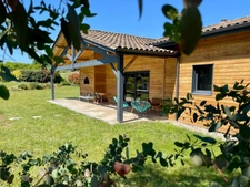 Maison bois design avec piscine, aucun travaux, à 5 min de Monflanquin (47150) – coup de cœur assuré.