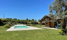 Maison bois design avec piscine, aucun travaux, à 5 min de Monflanquin (47150) – coup de cœur assuré.
