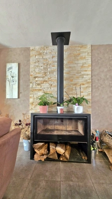 Pavillon contemporain 6p avec Garage double et Grand jardin - Environnement campagne