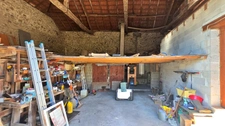 Maison de village en Pierre 5p + Grange + Garage + Jardin - Proche Saint-Junien