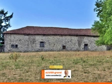 GRANGE 2 PIECES + TERRAIN AGRICOLE ~ 1.4Ha AVEC PECHERIE - ENVIRONNEMENT CALME ET CAMPAGNE